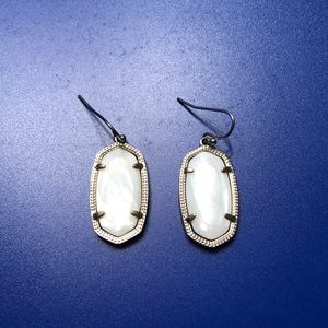 Kendra Scott White (Pearly) Dani Earrings